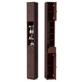 Tall Slim Bathroom Storage Cabinet Linen Tower w/Drawer
