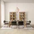 78 Reclaimed Pine Wood Dining Table in Natural