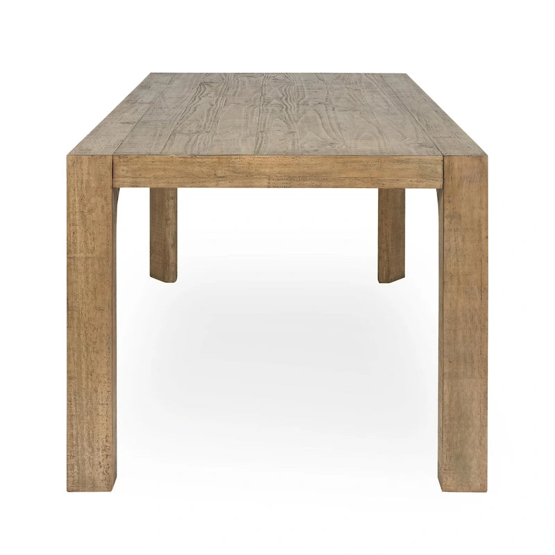 78 Reclaimed Pine Wood Dining Table in Natural