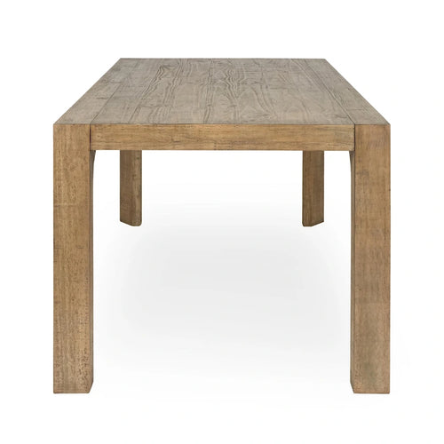 78 Reclaimed Pine Wood Dining Table in Natural