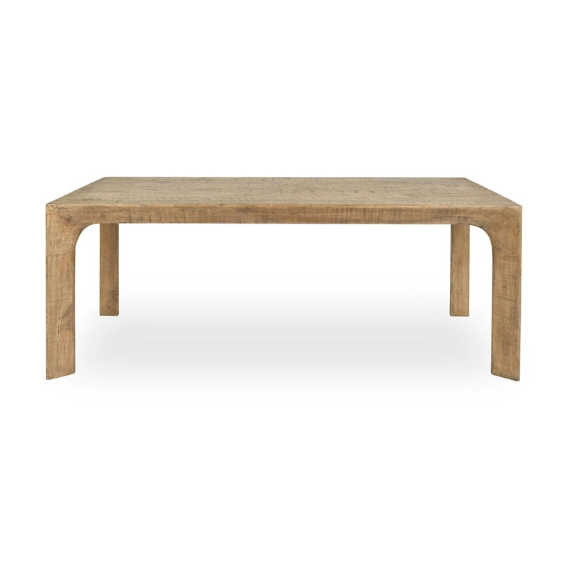 78 Reclaimed Pine Wood Dining Table in Natural