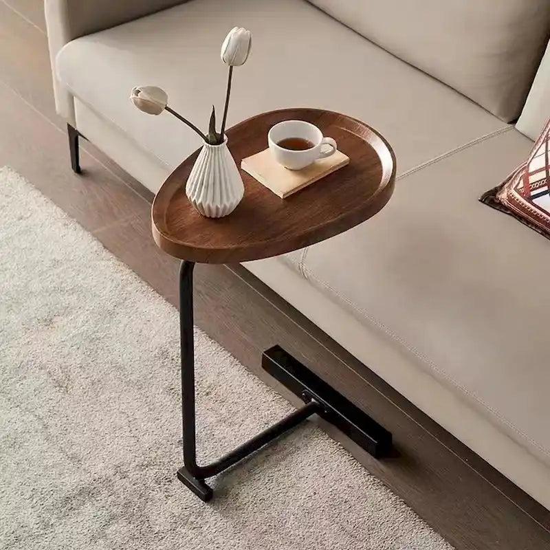 Brown C-Shaped Side Tables (Set of 2) - 11.81 x 17.72 x 23.62