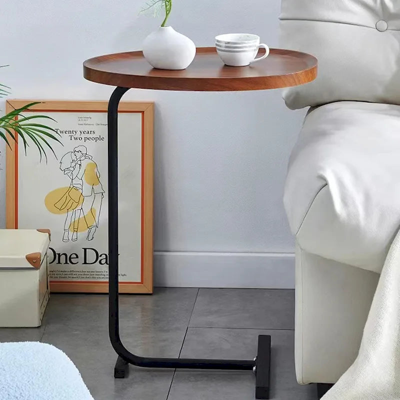 Brown C-Shaped Side Tables (Set of 2) - 11.81 x 17.72 x 23.62