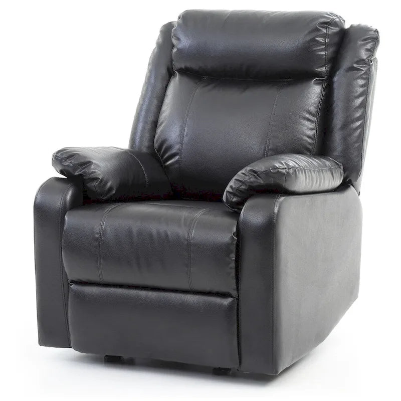 Faux Leather Rocking Recliner