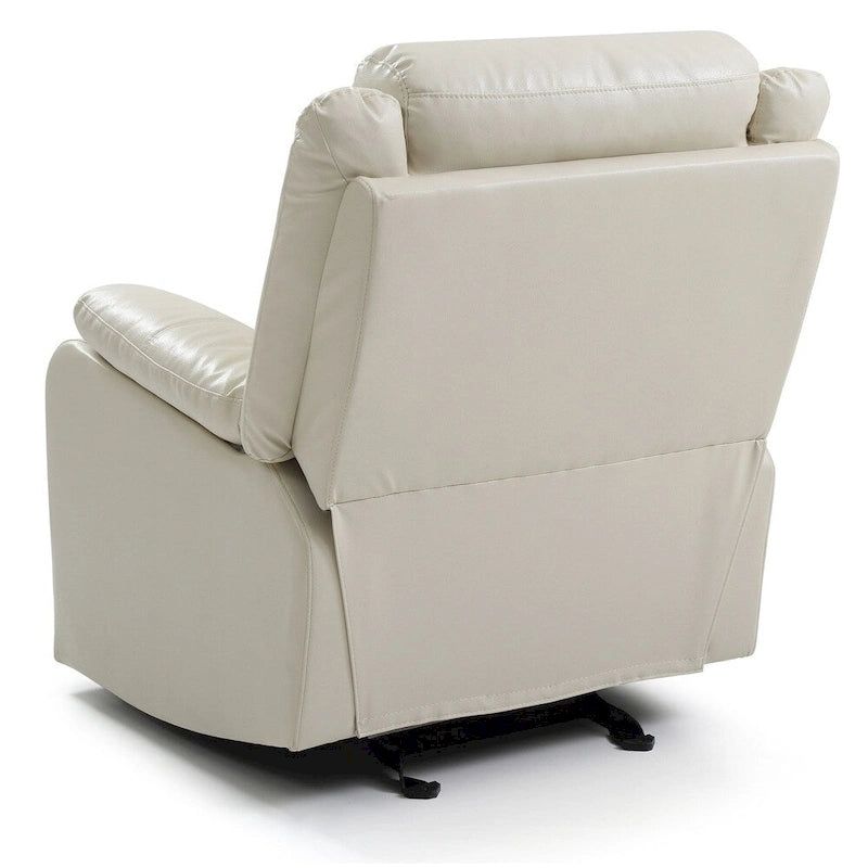 Faux Leather Rocking Recliner