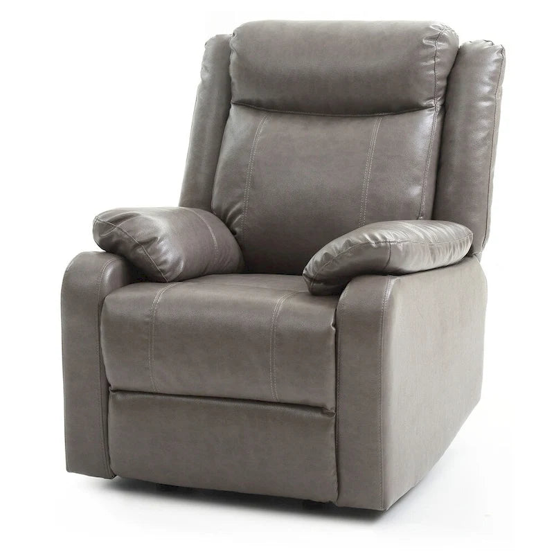 Faux Leather Rocking Recliner