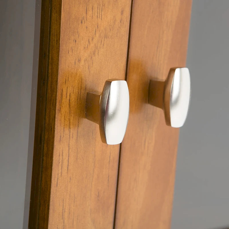 Wood Storage Media Cabinet - 39Wx16Dx42H