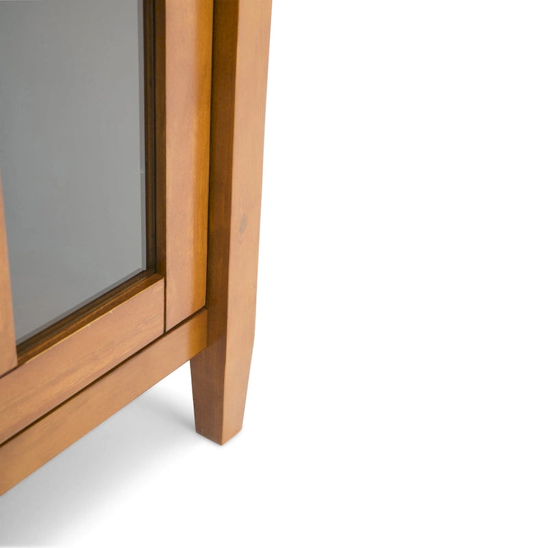 Wood Storage Media Cabinet - 39Wx16Dx42H