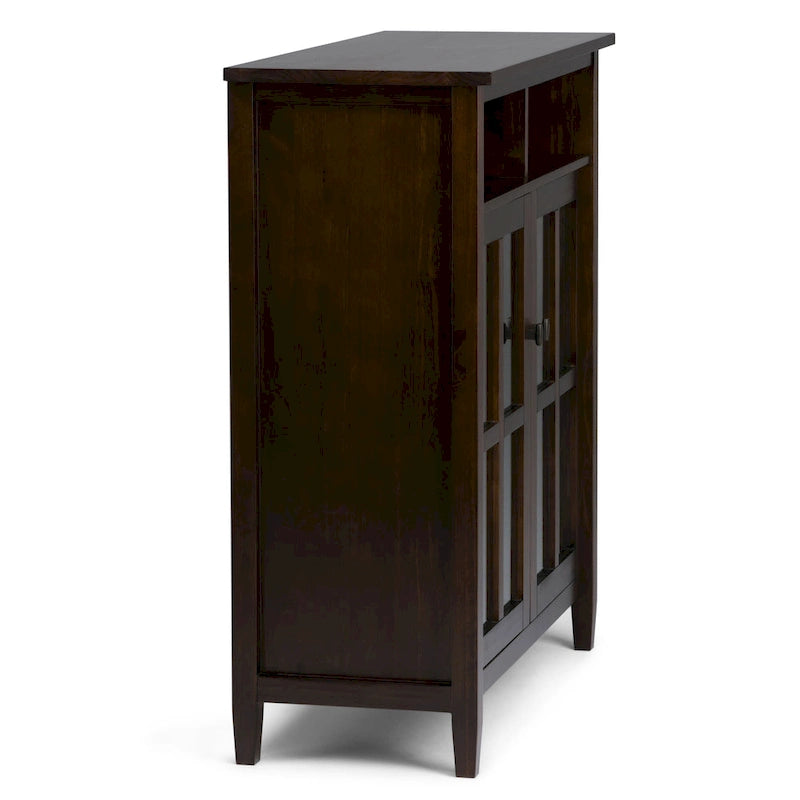 Wood Storage Media Cabinet - 39Wx16Dx42H