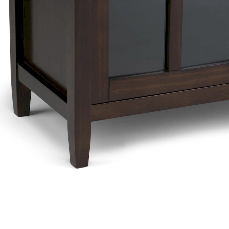 Wood Storage Media Cabinet - 39Wx16Dx42H