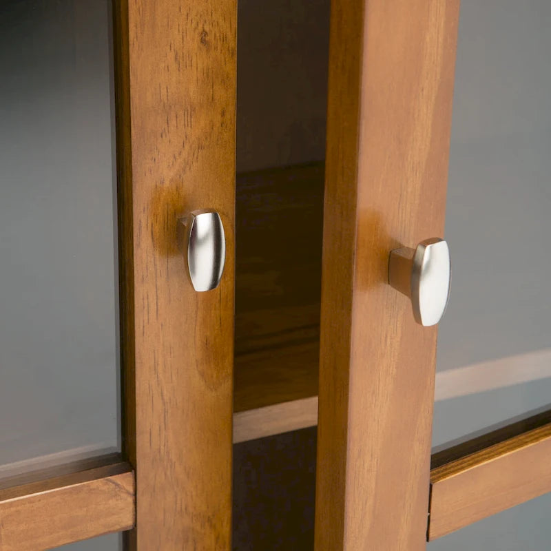 Wood Storage Media Cabinet - 39Wx16Dx42H