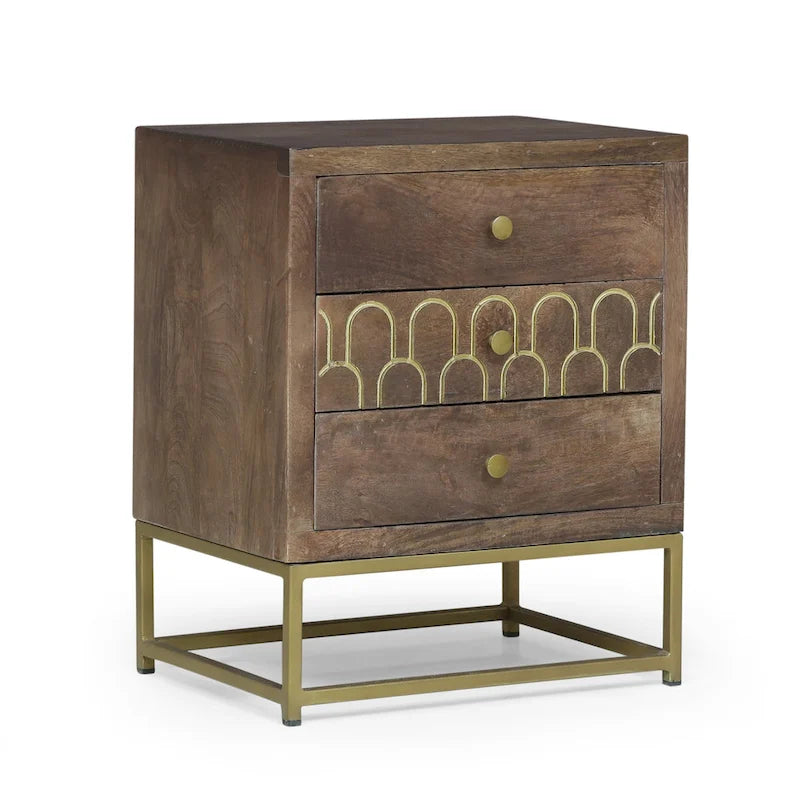 Contemporary Wooden Night Stand