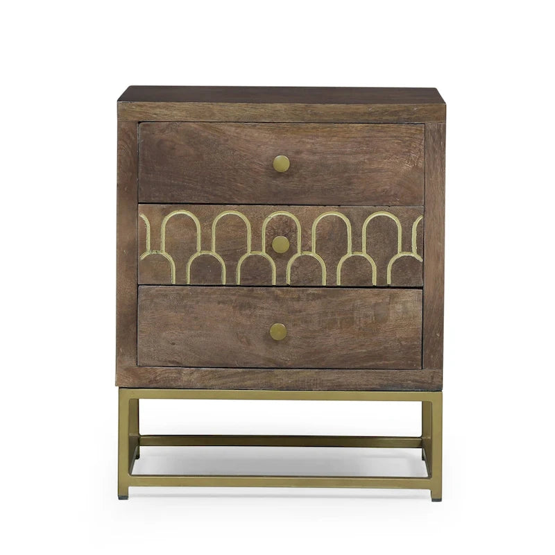 Contemporary Wooden Night Stand