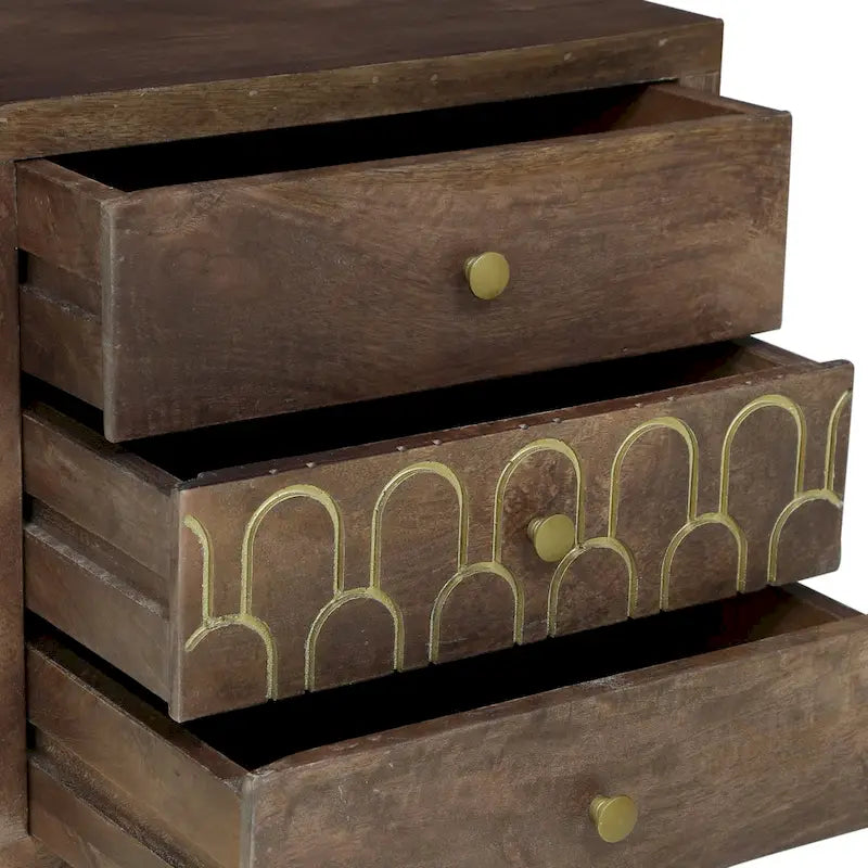 Contemporary Wooden Night Stand