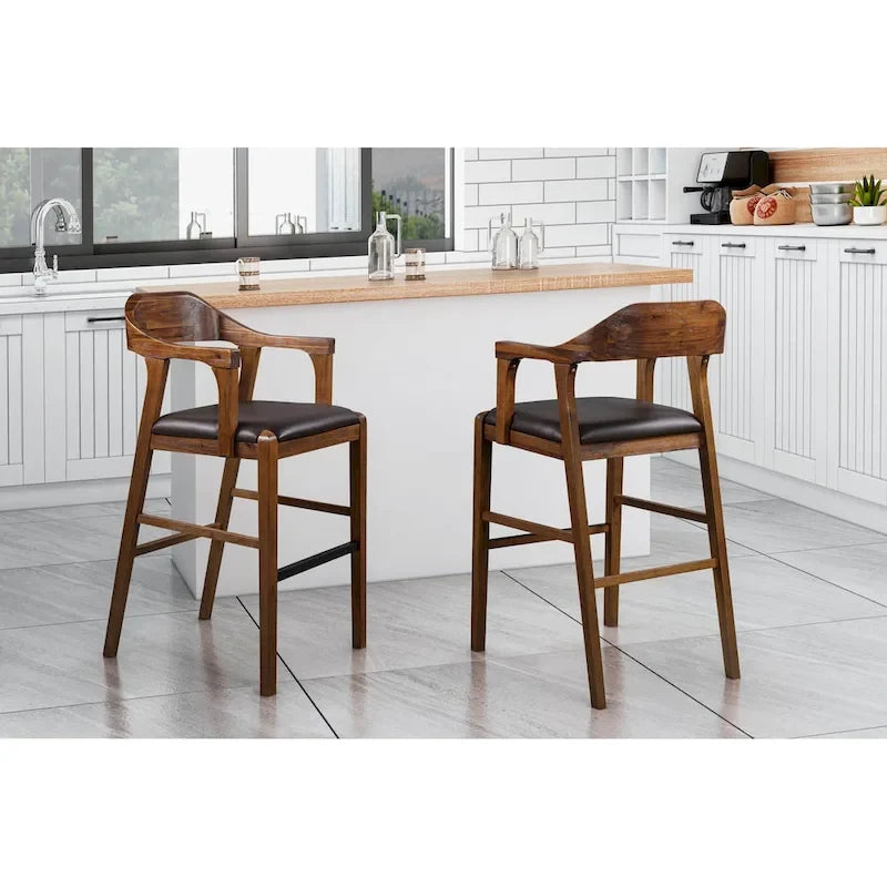 Wood Counter or Bar Stool