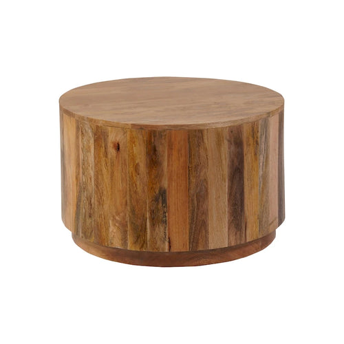 30 Round Mango Wood Coffee Table