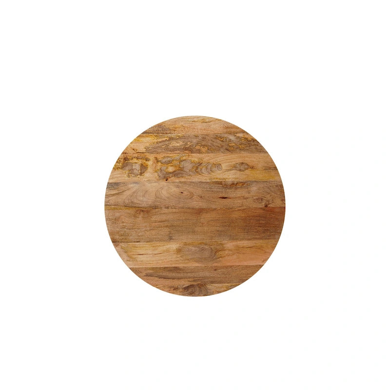 30 Round Mango Wood Coffee Table