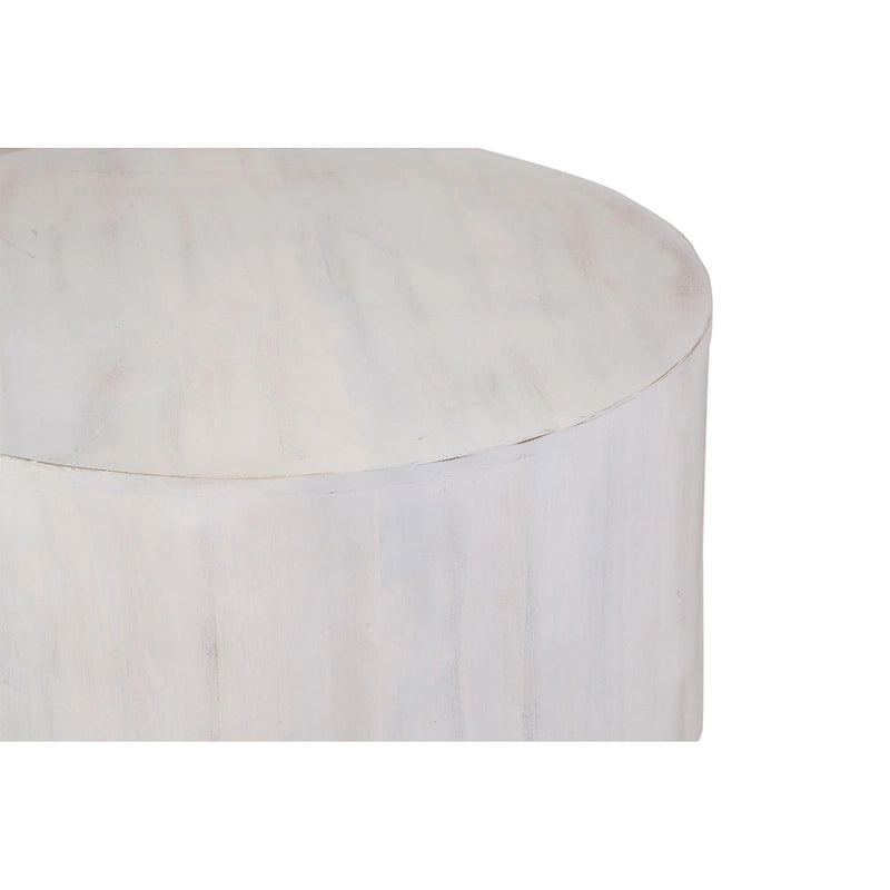 30 Round Mango Wood Coffee Table