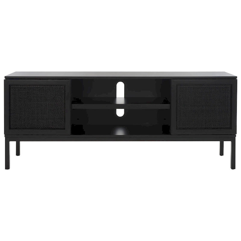 1 Shelf Rattan Media Stand - 54 W x 15 D x 22 H - 54Wx15Dx22H