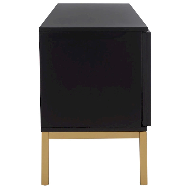 1 Shelf Rattan Media Stand - 54 W x 15 D x 22 H - 54Wx15Dx22H