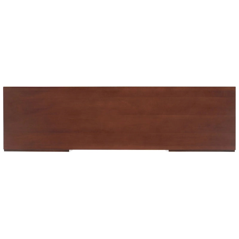 1 Shelf Rattan Media Stand - 54 W x 15 D x 22 H - 54Wx15Dx22H