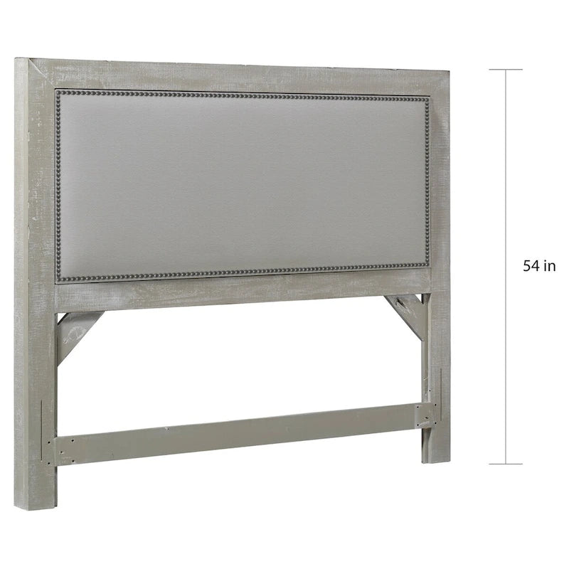 Upholstered Headboard - Gray