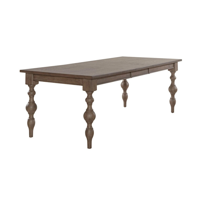 Dusty Taupe Rectangular Leg Table