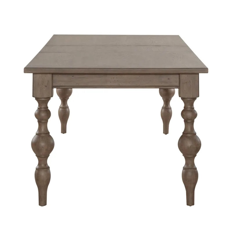 Dusty Taupe Rectangular Leg Table