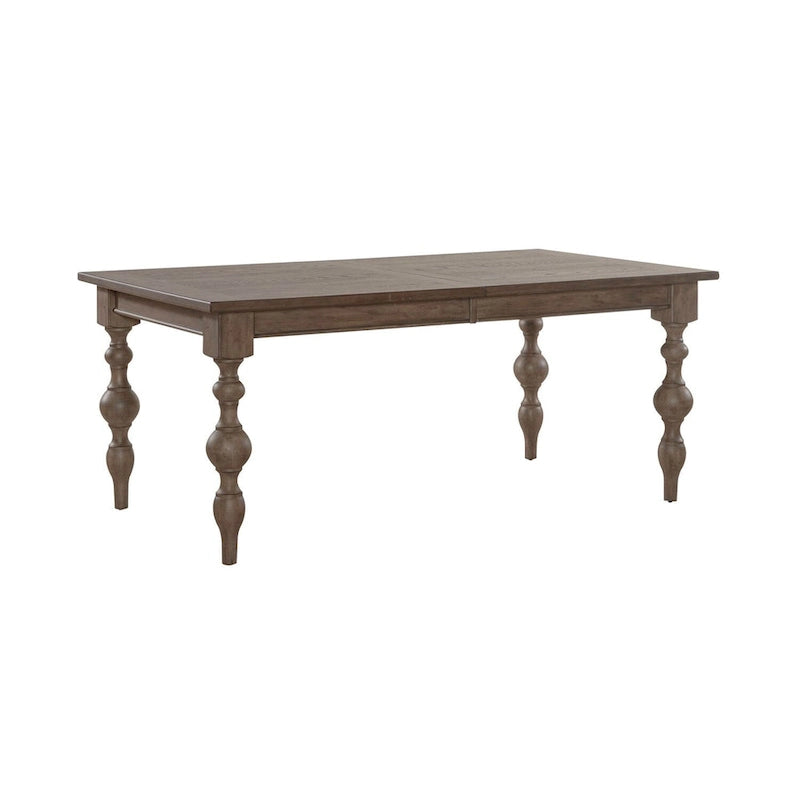 Dusty Taupe Rectangular Leg Table