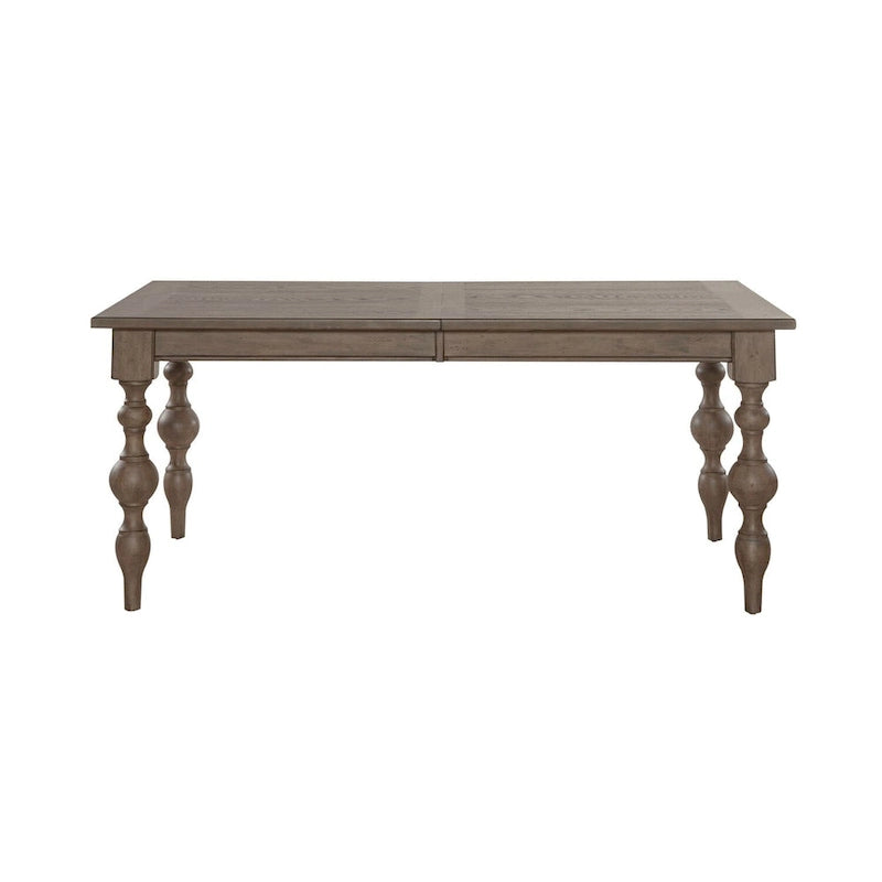 Dusty Taupe Rectangular Leg Table