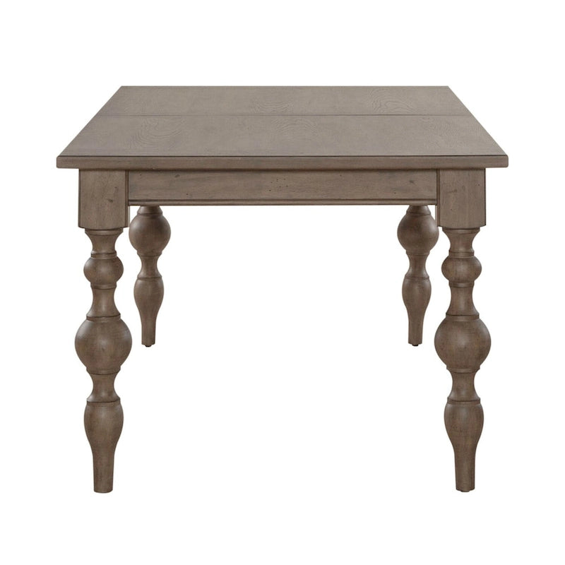Dusty Taupe Rectangular Leg Table