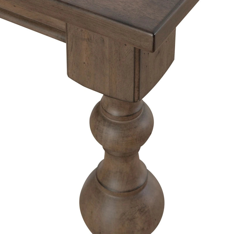 Dusty Taupe Rectangular Leg Table
