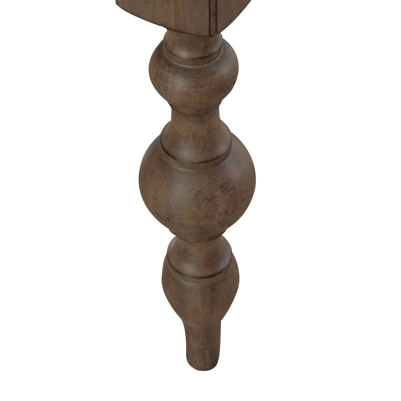 Dusty Taupe Rectangular Leg Table